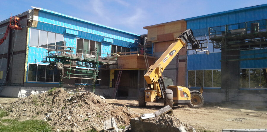 10 north west corner in progress